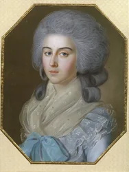 Anna Alekszandrovna Golicina grófnő, Sztroganova bárónő portréja 1739-1816, 1786
