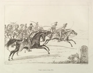 Osztrák Lancers, 19. század eleje.