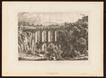 Vízhidak Civita Castellanánál