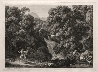 Hősi táj: A szatír és a nimfa, 1799.