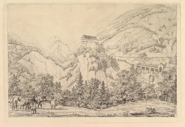 St. Georgsberg Schweiz közelében, Tirolban, Klein nyomán