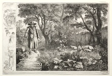Az öreg a fahíd előtt, 1819.