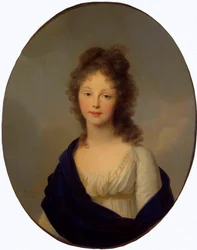 Poroszországi Lujza királyné portréja, 1776-1810, 1798.