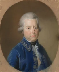 V. Vilmos, Orange hercege, 1789 (pasztell pergamen)