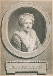 Johann Joachim Winckelmann művészettörténész és régész portréja 1717-1768, 1776.