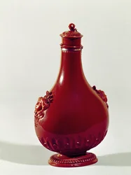 Pilgrim palack, Meissen, 1710 körül vörös kőedény
