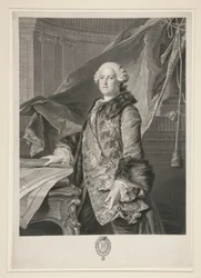 Abel Francois Poisson de Vandi?res, Marigny márquess (1727-1781) portréja