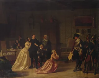 Egy patrícius letartóztatása a harmincéves háború alatt
