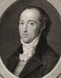 Johann Anton André zeneszerző portréja 1775-1842, 1800.
