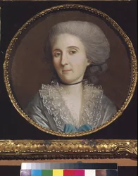 Natalia V. Saltykova hercegnő (1737-1812) portréja - Johann Heinrich Schmidt (1749-1829) alkotása, pasztell, papír (27,5x27,5 cm)