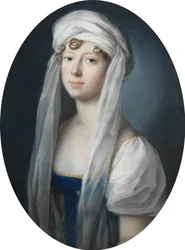 Johann Heinrich Schröder - Marija Pavlovna Romanova orosz nagyhercegnő mint Szász-Weimar-Eisenach örökös hercegnője 1806-ban