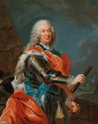 VIII. Vilmos portréja, Hesse-Kassel földgrófja 1682-1760.
