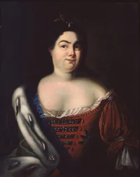 I. Katalin császárné portréja 1684-1727, 18. század eleje.