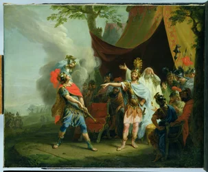 Akhilleusz vitája Agamemnónnal, 1776