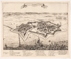 A várost és a Castel Landskront I.K.M. Cristiano Quinto Anno meghódította 1676-ban