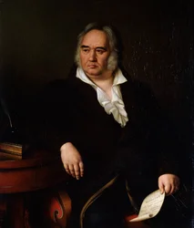 Ivan A Krylov költő portréja, 1832