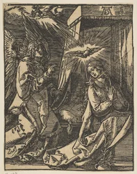 Az Angyali üdvözlet, a kis passióból, példány.n.d.