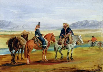 Chilei huasók, kb. 1836