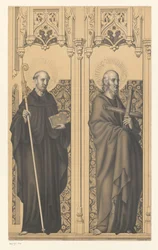 Szent Benedek és Fülöp Művek a Boisserée fivérek gyűjteményéből (sorozat címe) Galerie des Frères Boisserée (sorozat címe)