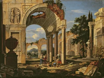 Táj romokkal, 1673