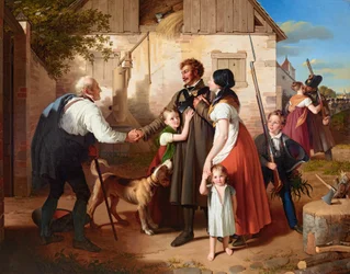 A Landwehrmann hazatérés
