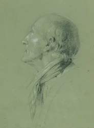 Portrétanulmány a "Landwehr ember hazatéréséhez" (1817)
