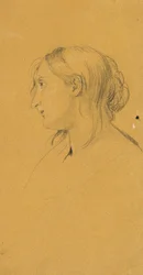 Tanulmány az "Ossian és Malvina" számára