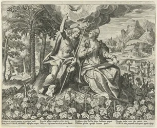 Krisztus és menyasszonya a szőlőben Salamon éneke (sorozat címe) Canticum Canticorum (sorozat címe)