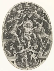 Krisztus kinyitotta a katonák ajtaját Passie van Christus (sorozat címe) Krisztus szenvedése, a mi megváltásunk (sorozat címe)