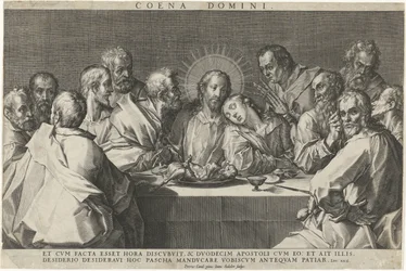 Utolsó vacsora Coeni domini (cím a tárgyon)
