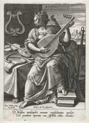 Zene Musica (cím a tárgyon) A hét bölcsészettudomány (artes liberales) (sorozat címe)