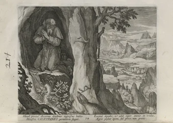 Caluppanus, a Sylvae Sacrae sorozat 14. lapja a 30-ból (Remeték tájakon)