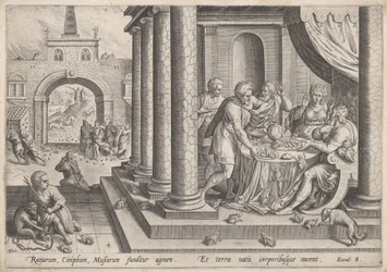A békapestis, 1585 körül.