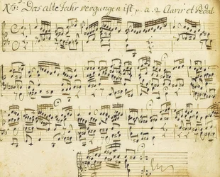 Orgona korál előjáték. A kis orgonakönyvből. 1713-1716