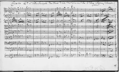 Johann Sebastian Bach (1685-1750) Brandenburgi Concertos (BWV 1046-1081) partitúrája