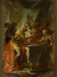Szent Eduárd király és vértanú meggyilkolása, kb. 1750