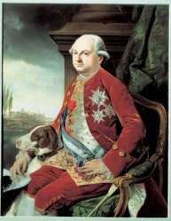 Bourbon-Pármai Ferdinánd / Zoffany