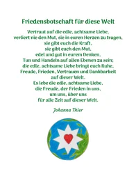 A béke üzenete ennek a világnak