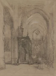 Kilátás a St Janskerk oxáljára 