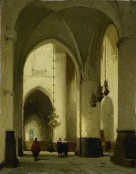 A hajlemi Szent Bavo templom belseje