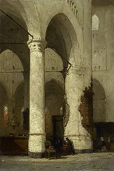A „Hooglandse” templom belseje, Leiden