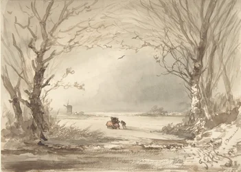Téli táj, 1854.