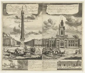 Gebruik van de slangbrandspuiten Londonban, kb. 1690-1700 Az új sukeing worme motor A tüzek gyors és egyszerű eloltásához és tavak és egyéb állóvizek lecsapolásához (...) (cím a tárgyon) Machina nova exuctoria vermi: formis Flammis restinguendi