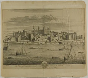A londoni Tower, ötödik lemez a Britannia Illustrata című kötetből