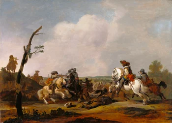 Csatajelenet, 1651-52 körül