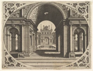 Lemez a Varie Architecture-től, kb. 1560.