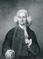 Jonathan Trumbull (1710-85) E. Mackenzie metszet (metszet)