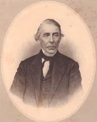 John Price Durbin (1800-1876) amerikai metodista lelkész portréja, W Wellstood metszete, az Egyesült Államokbeli ladies