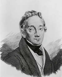 Pietro Colletta (1775-1831) olasz tábornok és történész portréja, metszet