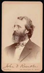John Daniel Runkle portréja 1822-1902, 1865 és 1873 között.